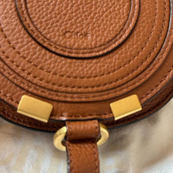 Chloe  Calfskin Nano Marcie Saddle Bag EUC - Picture 4 of 15